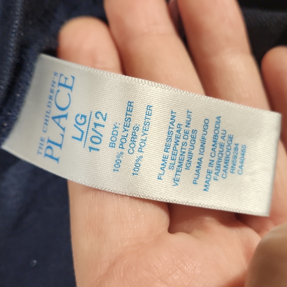 10/12 Christmas t- Rex pjs childrens place - Picture 2 of 2